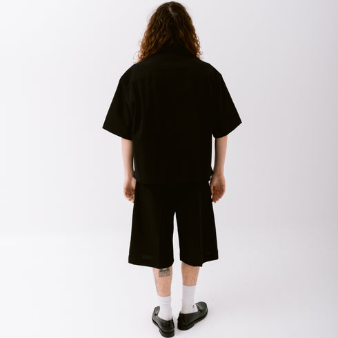 Studio Nicholson Sanko Shirt Black SNM-1267 5063478017234 Fit Back Degli Uberti